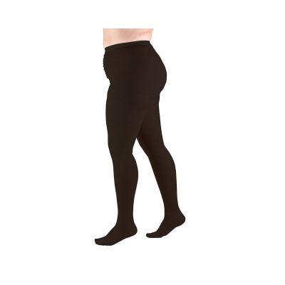 Truform Pantyhose Plus Size Full Figure: 20-30 mmHg T BLACK (1758BL-T)